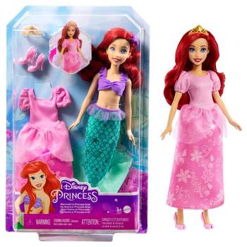 Disney Princess Ariel Doll My Size 32 Tall Playdate Ariel Doll with Long  Flowing Hair & Dinglehopper Hairbrush - Disney's The Little Mermaid 30 Year