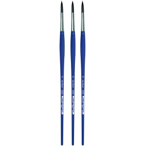da Vinci FORTE-Acrylics Student Brush, Synthetic, Acrylic & Oil, Round, Series 8630, Size 12, Pack of 3 - 1 of 3