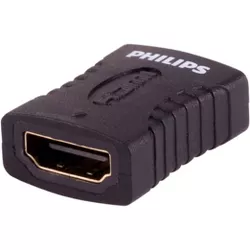 Philips HDMI Cable Extension Adapter, Full HD 1080P & 4K - Black