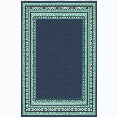 Oriental Weavers Meridian Area Rug, 2' x 3', Navy/Yellow