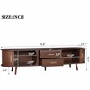 QingMoon Fluted TV Stand, Entertainment Center with Storage Cabinet and Drawers, Mid Century Modern Media Console Table for Living Room, Bedroom - 4 of 4