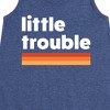 Girls' - Instant Message - Trouble Little Graphic Sleeveless Aline Dress - 2 of 4
