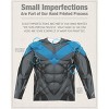 Men's Batman Nightwing Blue Uniform (Front Back Print) Long Sleeve Costume T-Shirt - 4 of 4