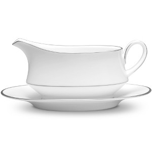 Noritake Spectrum Gravy Boat with Tray - 1 of 2
