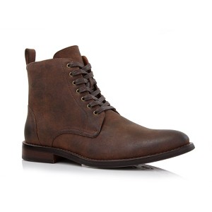 Polar Fox Mens Duke MPX806065 High Top Lace-up Dress Boots with Zipper Closure - 1 of 4