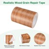 Unique Bargains Self Adhesive Realistic Wood Grain Durable Multi Use Masking Tape 1 Pc - 2 of 4