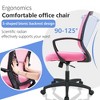 FDW Home Office Chair Mid Back PC Swivel Lumbar Support Adjustable Desk Task Computer Comfortable Mesh Chair with Armrest - 2 of 4