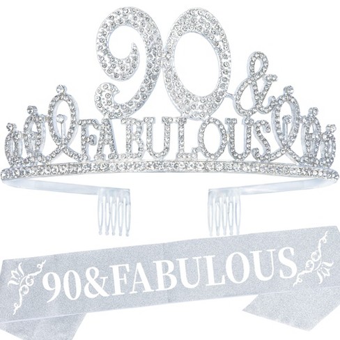 Ebe Emmasbyemma 15th Birthday Sash And Tiara For Girls, Silver