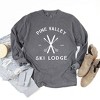Simply Sage Market Women's Pine Valley Ski Lodge Long Sleeve Garment Dyed Tee - 3 of 4