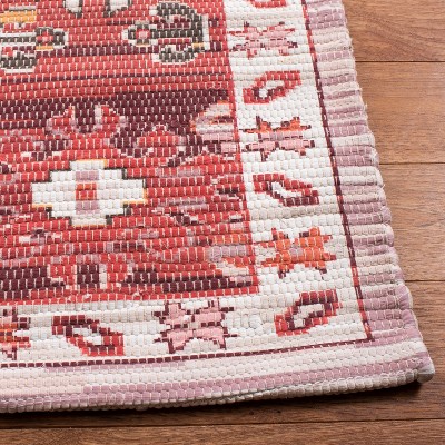 Ivory & Terracotta 8' x 10' Hand Loomed Synthetic Area Rug
