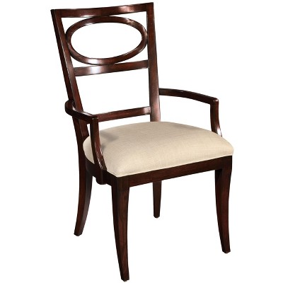 Hekman 23124 Arm Chair Oval Back 609