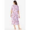Dreams & Co. Plus Size Long Print Sleepshirt - 3 of 4