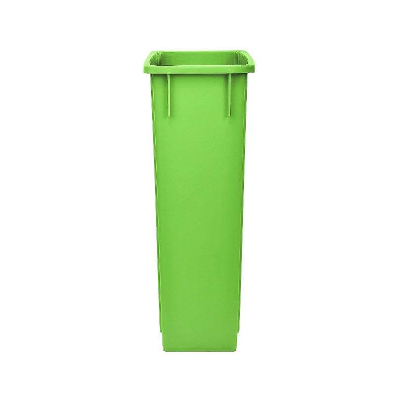 Alpine Industries Polypropylene Commercial Indoor Recycling Bin 23-Gallon Lime Green 3/Pack, 5 of 9