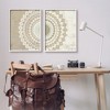 Stupell Industries Rustic Mandala Boho Pattern Framed Giclee Art - 2 of 4