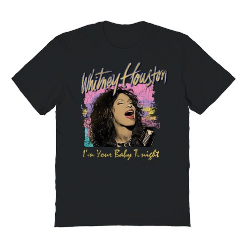 Whitney Houston Men's Im You Baby Short Sleeve Graphic Cotton T-shirt ...