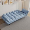 Living Room Sofa, 57" Sofa Couch With Two Armrests Throw Pillow, Tufted Seat Cushion,Comfortable Fit Sofa For Apartment Bedroom Small Space - 4 of 4