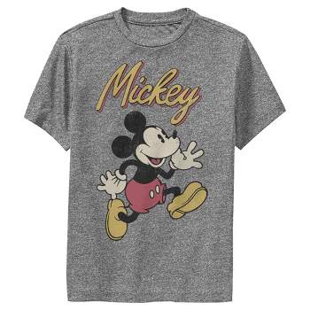 Boy's Disney Mickey Mouse Retro Running Performance Tee