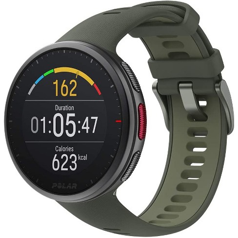 Polar Vantage V2 GPS Watch - Silver/Gray-Lime, M/L for sale online