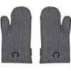Home Mart Goods Black Heat Resistant Thick Soft Quilted Lining Kitchen Oven Glove Mitts With Neoprene - 4 of 4