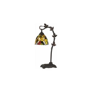 Cal Lighting 60W Cotulla Downbrdige Tiffany Metal Table Lamp - Tiffnay - 1 of 2