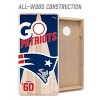 NFL New England Patriots 2'x4' Wood Toss Game Set - 3 of 4