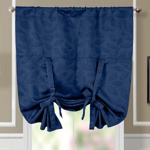 Egyptian Linens Virginia Tie Up Window Curtain Shade Rod Pocket (37" W X 63" L) - 1 of 1