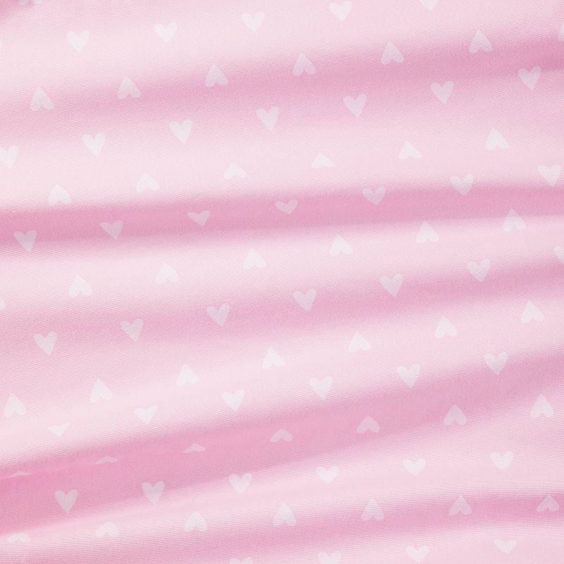 Fitted Crib Sheet Hearts - Cloud Island&#8482;  Pink, 5 of 7