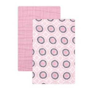 Yoga Sprout Baby Girl Cotton Muslin Swaddle Blankets, Ornamental, One Size - 1 of 1
