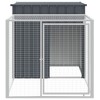 vidaXL Chicken Cage Anthracite Galvanized Steel Large Durable - 3 of 4