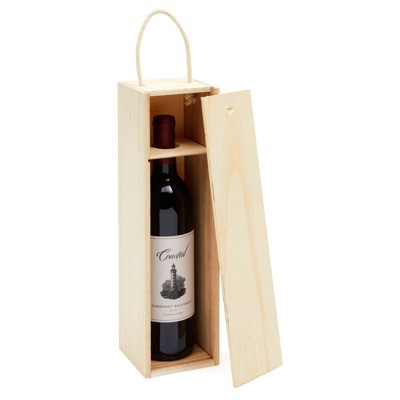 New Acrylic See Through Triple Brown Wine 3 Bottle Gift Case Holder Box 