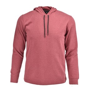 Burnside Men's Soft Midweight Hoodie Sweatshirt | Heather Red - 1 of 4