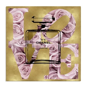 Stupell Industries Fashion Love Rose Perfume, 24" x 24" - 1 of 4