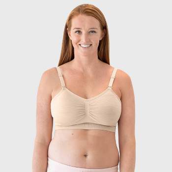 kindred by Kindred Bravely Women's Pumping + Nursing Hands Free Bra - Soft  Pink XL