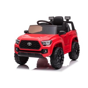 Kids Ride On Truck, 12V Battery Powered Electric Car with Remote Control, 2-Speed Ride On Toy Car with Headlights and Music,for Kids 3-6 - 1 of 4