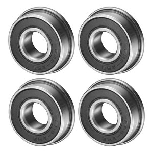 Unique Bargains Chrome Steel Durable Long-lasting Multipurpose Use Flanged Ball Bearing 4 3/8" x 7/8" x 2/7" - 1 of 4