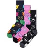 Happy Socks Adult Men and Women Crew Mixed Cats Socks in sustainable materials - 3pk in Color Navy - 2 of 4
