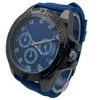Olivia Pratt Bold Face Lightweight Silicone Band Men Wach - 2 of 3