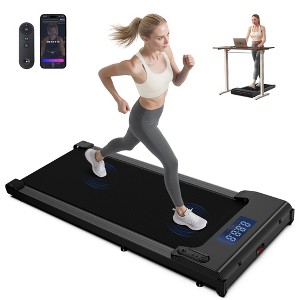 Walking Pad Under Desk Treadmill, Super Quiet Brushless Motorized, Compact Treadmill for Home and Office, Up to 4MPH - 1 of 4