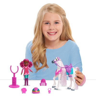 Winner's Stable Madison & Huntley Doll & Horse Figure Set 11pc