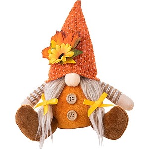 BABYYER Thanksgiving Gnome Plush Decor, Sunflower Faceless Doll, Autumn Harvest Gifts for Home Party Table Shelf and Indoor Holiday Decorations - 1 of 4