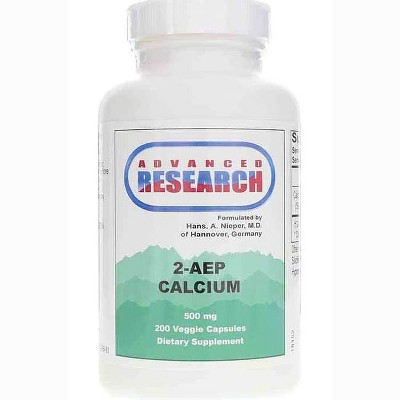 Advanced Research/Nutrient Carriers 2-Aep Calcium 500 mg 200 Veg Capsules.