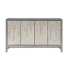Treasure Trove Accents 4 Door Credenza Ellinwood Blue Gray - 2 of 4
