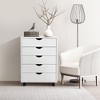 JIONJOY 18.7 Wide Premium 5-Drawer Mobile File Cabinet - Lockable, Spacious, with Smooth-Gliding Wheels - 2 of 4