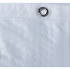 Home Mart Goods PEVA White Honeycomb Geometric Shower Curtain Liner Waterproof - 70" x 72" - 3 of 4