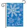 Briarwood Lane Garden Flag 12x18 For Outdoor Glistening Snowflakes Winter For Winter Garden Flag Flags For Outside - 2 of 4