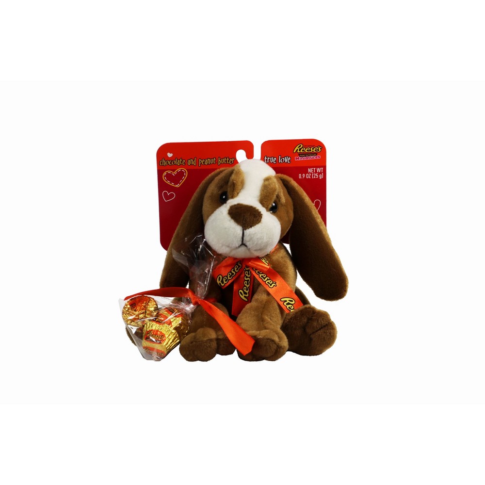 Galerie Valentine's Day True Love Dog with Reese's Miniatures .9oz