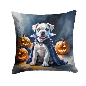 Tramull Halloween Throw Pillow, 14x14 Inch Machine Washable Indoor Outdoor Decorative Pet Pillow - 1 of 4