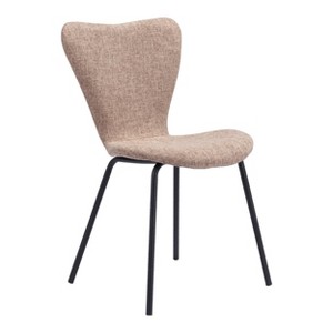 Zuo Tollo Dining Chair (Set of 2) Brown - 1 of 4