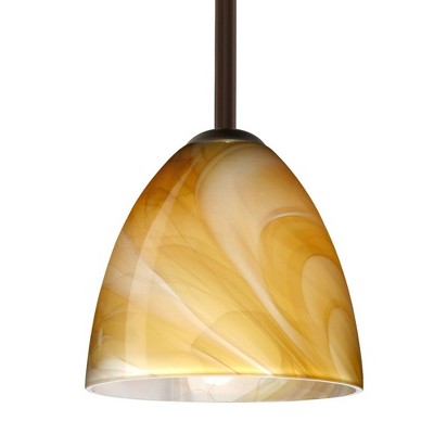 Besa Lighting Vila 1 - Light Pendant in  Bronze