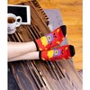 Tipi Toe Women's 20 Pairs Colorful Patterned Low Cut/ No Show Socks - 4 of 4